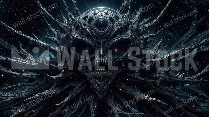 A surreal fantasy facet of gothic science fiction, a being that feeds on chaos and darkness