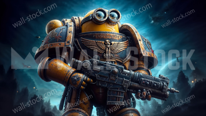Minion in Space Marine armor from Eagle Squad